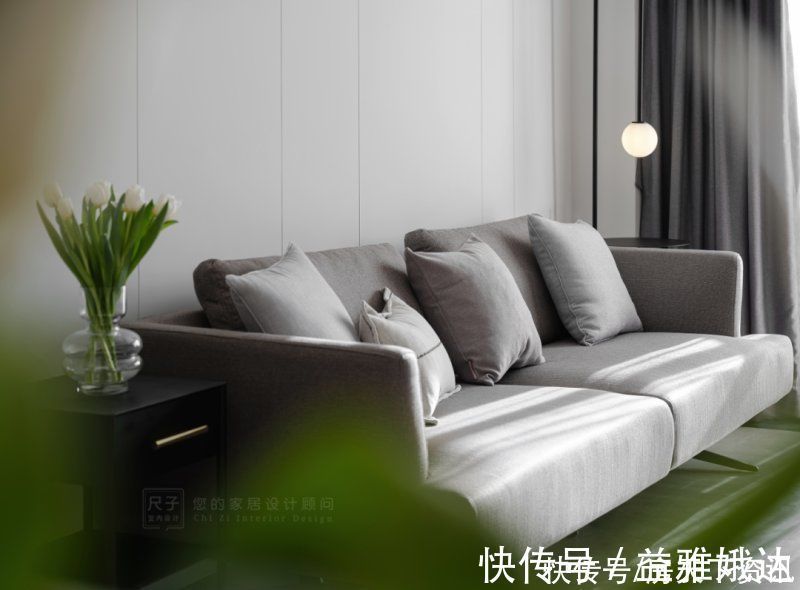 两房|年轻夫妻89㎡北欧烟粉色小家，两房并一房，拥有超大衣帽间和多功能房