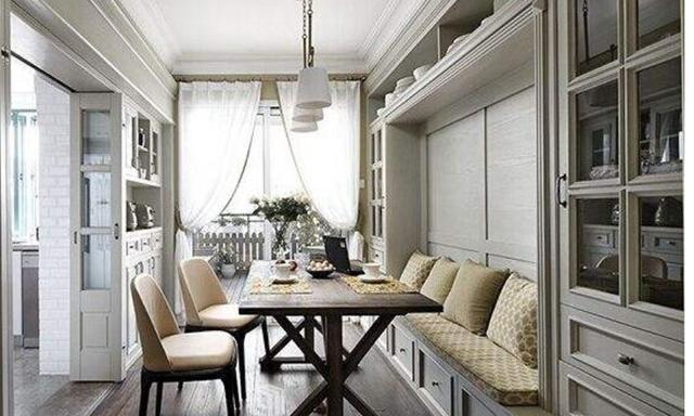 展示柜|餐桌旁的空间如何利用5个装修设计小方法,让餐厅更实用方便