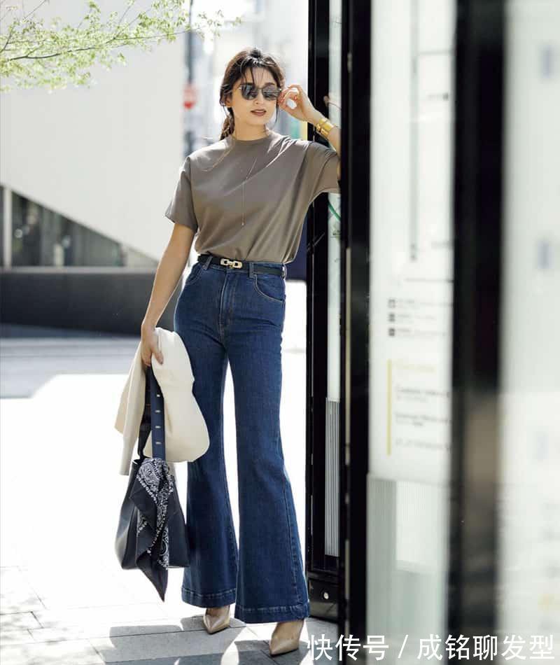 腿型|四五十岁女人少穿紧身裤,试试这几种宽松的裤装,洋气减龄又显瘦