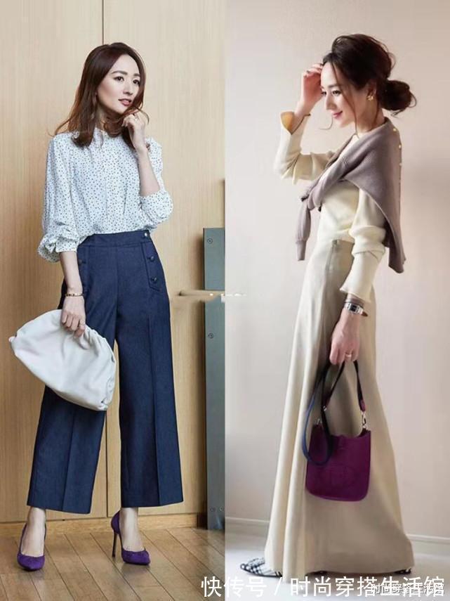 裙子|只要“2条裤子和裙子”,就能搭出不同风格,她是如何做到的?