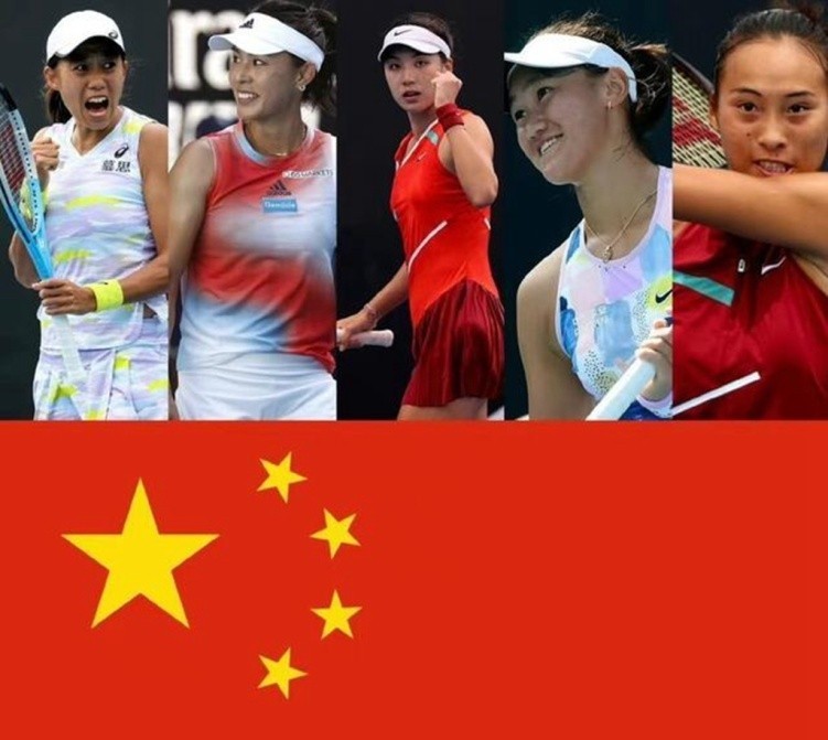 中国金花|5战全胜!中国金花闪耀澳网创4大纪录,人民日报+央视发声盛赞
