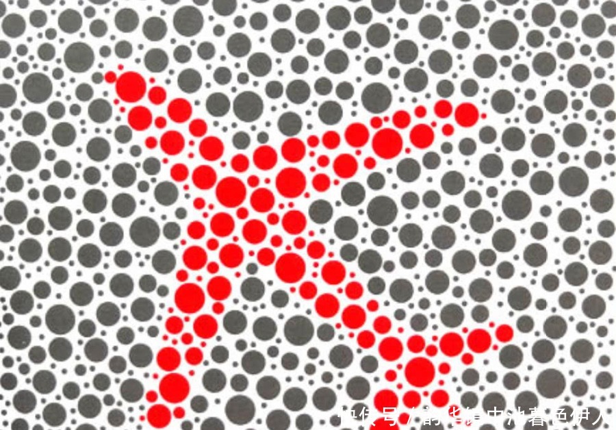 图片 色盲测试:第一张是飞机,最后一张的图案,“马虎”的人认不出!