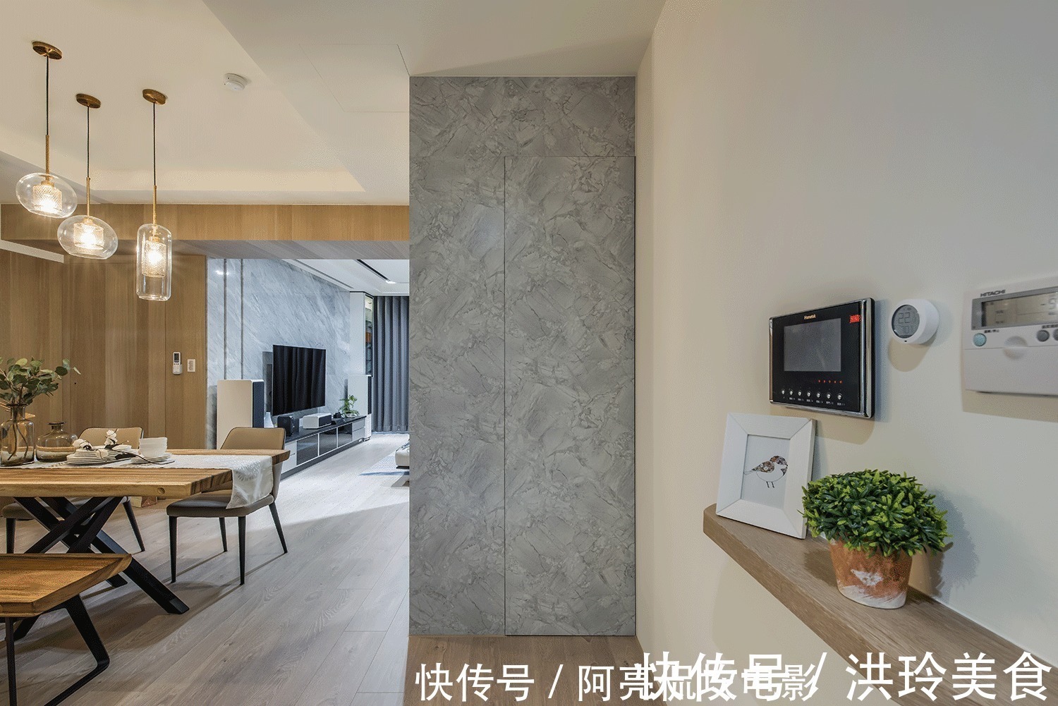 开阔感|116㎡三居室,巧用室内门,打造极具灵活开阔感的新家!
