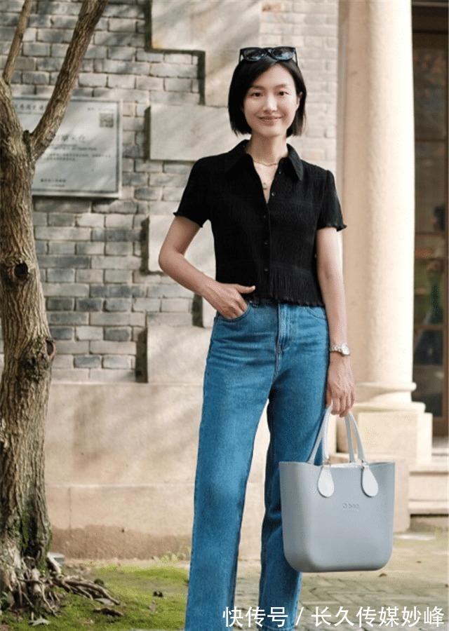 直筒|今夏火了一款直筒“烟管裤”，高级感不输西装裤，比阔腿裤还香！