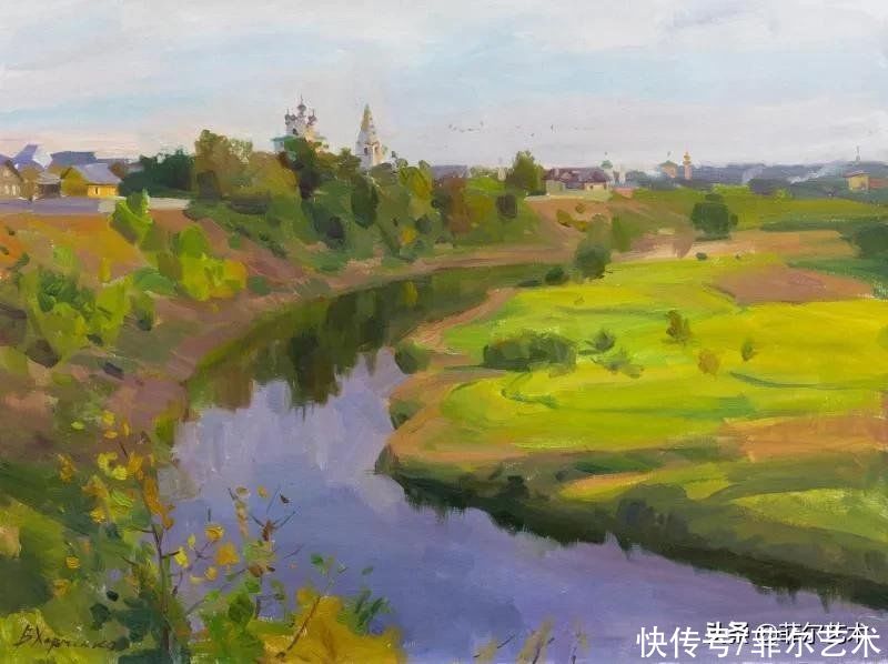 victori俄罗斯女画家维多利亚·哈尔琴科风景油画作品欣赏