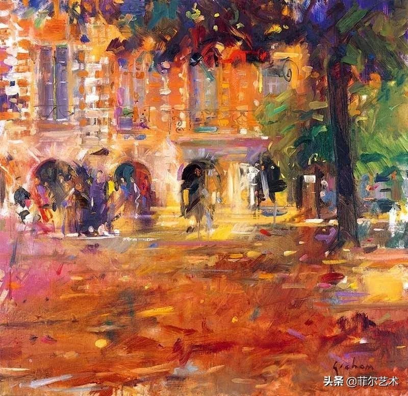 色彩!「油画欣赏」生动鲜明的色彩,一种独特的华丽风格