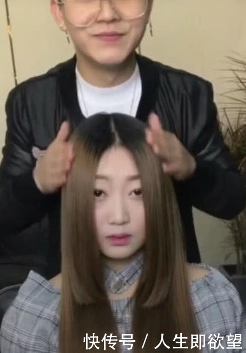 尖脸小姐姐去理发,发型师撩开头发的一瞬间,网友理发店在哪