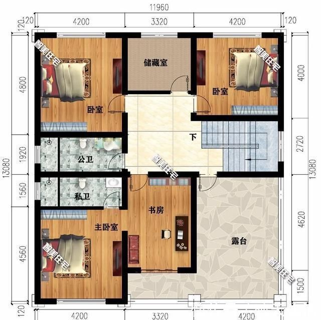 别墅|南北通透设计的两栋欧式别墅,第一栋客厅挑空,外观漂亮布局实用