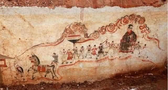 千年古墓被发现,出土了一桌酒席,墓中还写了12个字