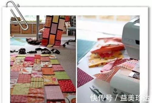 缝纫机|一块布剪碎了再拼接起来，搞什么0基础学布艺拼布，附教程