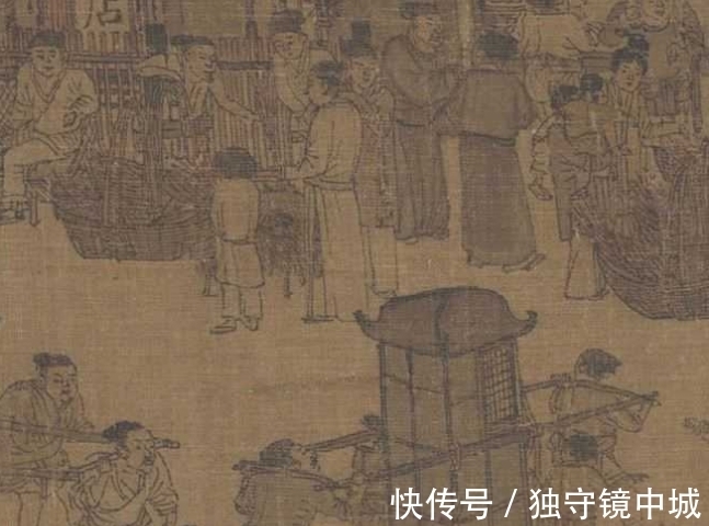 繁荣!把清明上河图放大50倍后,发现一尴尬场景:睡树下的小哥在干嘛!