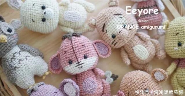 来袭|钩针图解｜迷你小驴屹耳倔强来袭，掌声和欢呼声在哪里