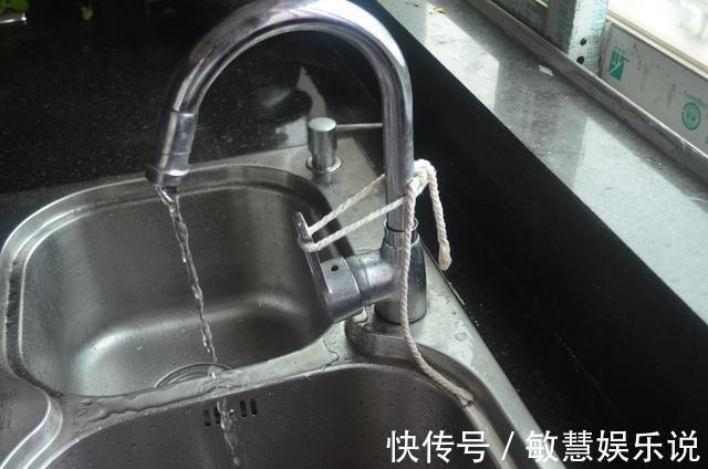 开关|不管家里有钱没钱,水龙头上放一根绳子,用途真厉害,省钱又实用