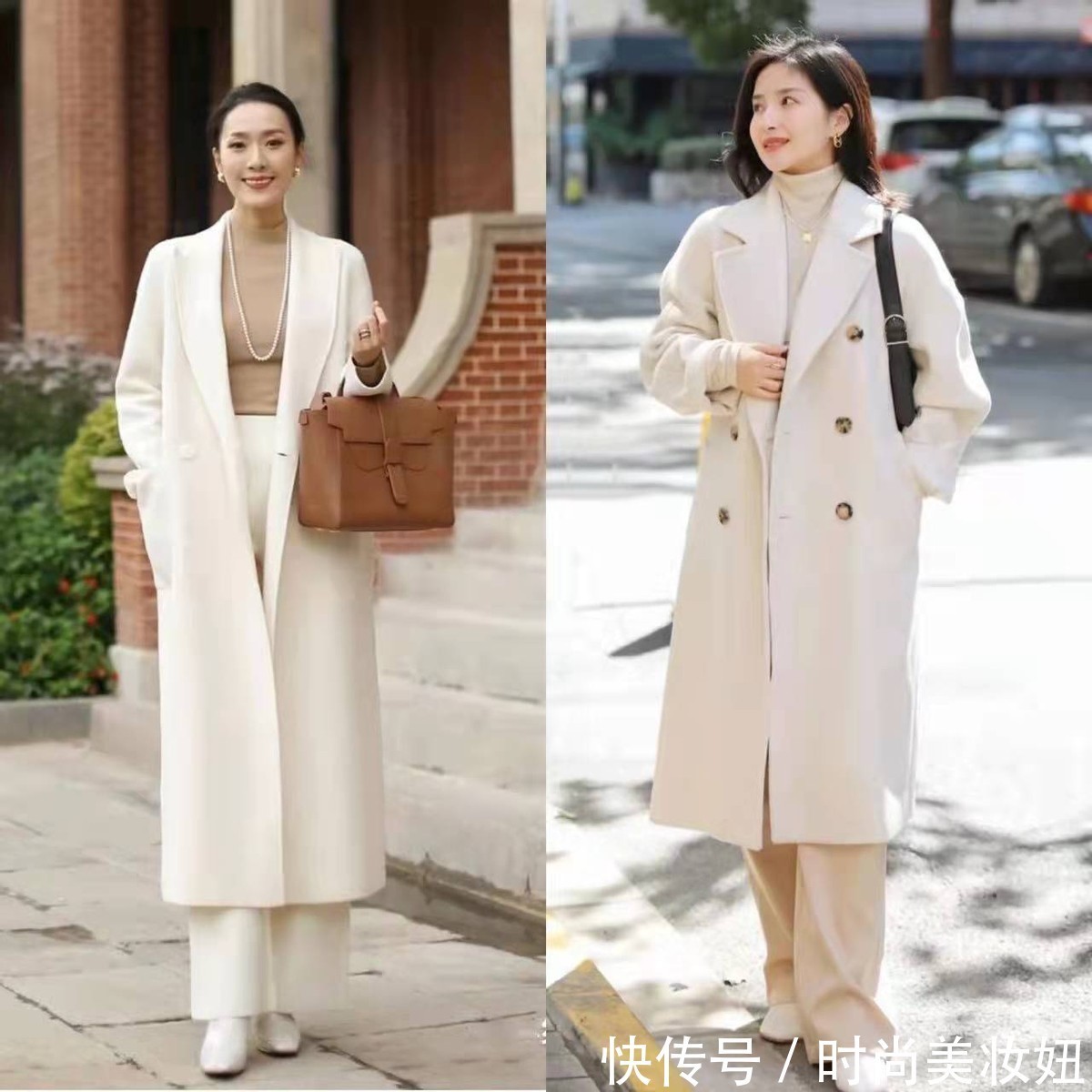 出镜率 优雅成熟的女人,冬天大衣都喜欢“黑白灰”,高级又显气质