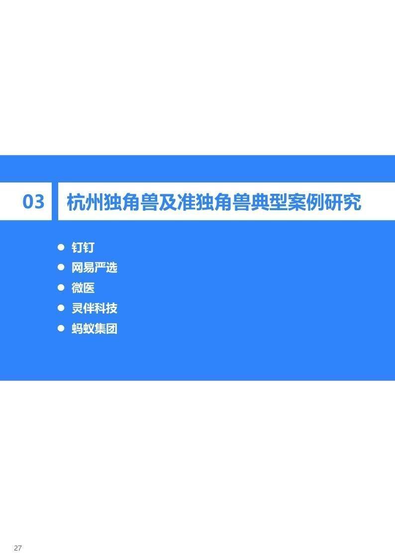 2022年杭州独角兽及准独角兽企业研究报告|36氪研究院 | 图示