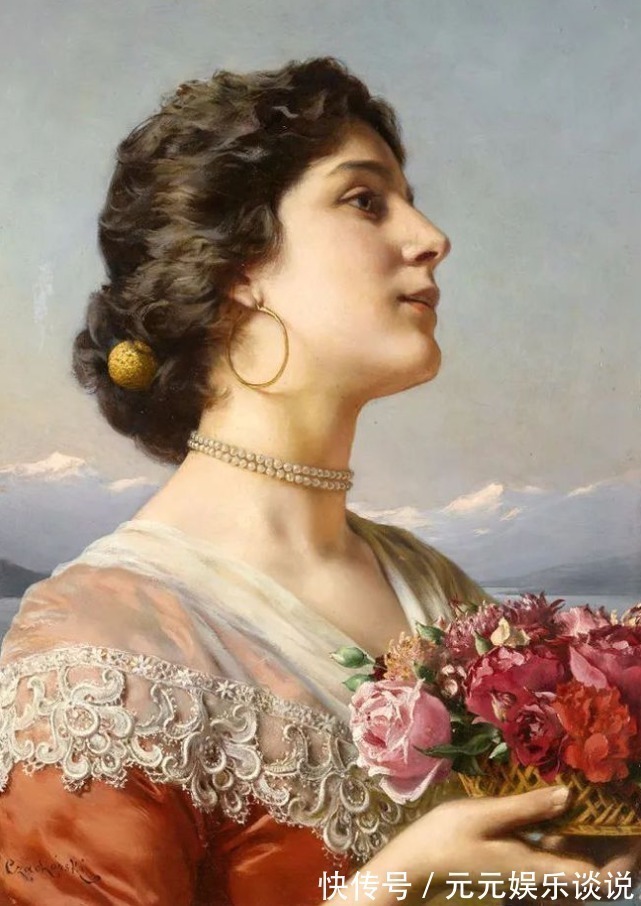 德国$德国画家康拉德笔下 细腻的年轻漂亮女子,真心的美!