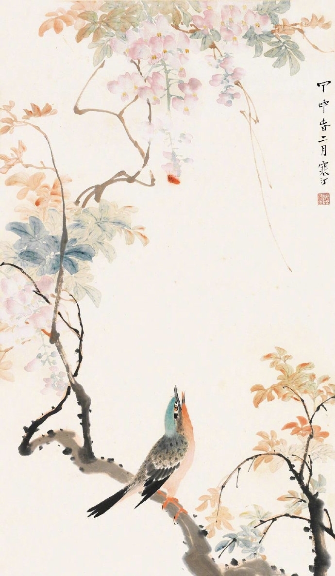 欣赏|清新淡雅江寒汀,花鸟欣赏!