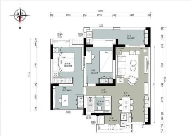 现代|89m2现代北欧风三居，轻快而不轻浮，沉稳而不沉闷，刚刚好的美