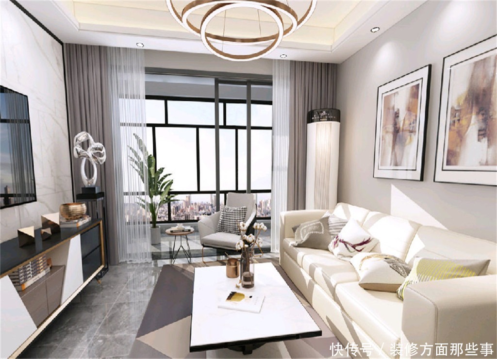 挂历|84平北欧风三居室,餐边挂历一副特别的画