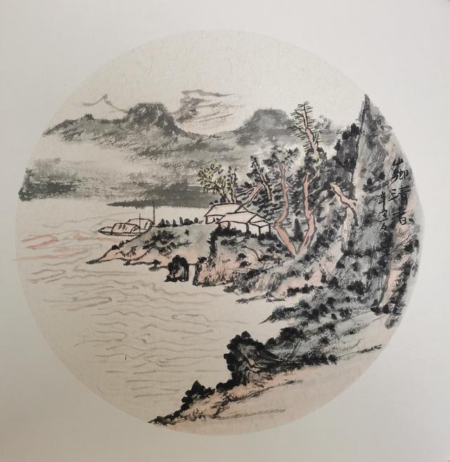 国画&段卢云国画水墨山水画艺术作品欣赏