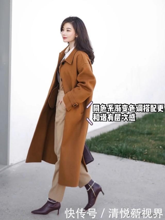 大衣+高跟靴=今年最洋气搭配，时髦又高级，不管穿多久都不过时
