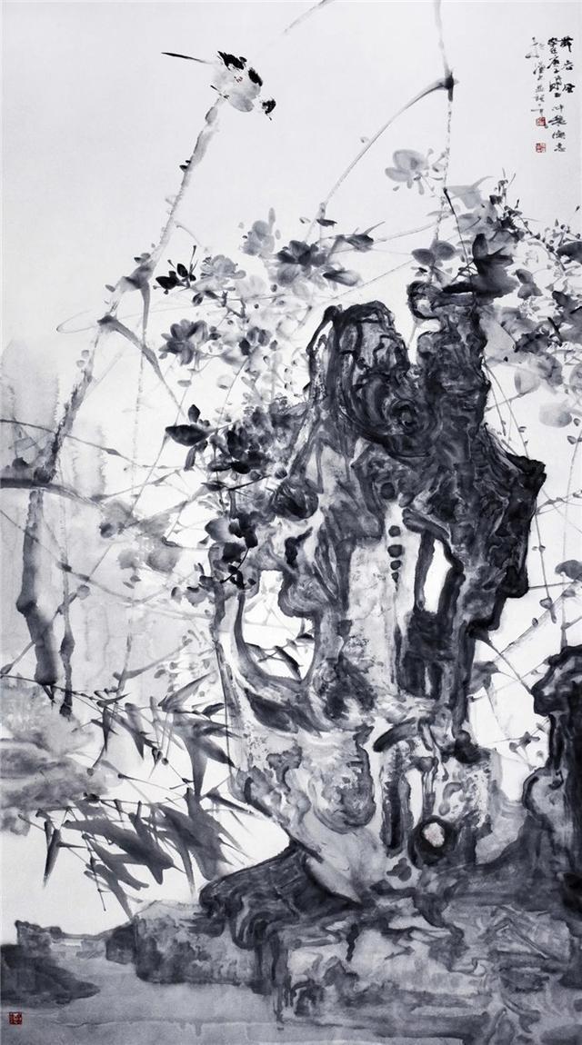 中国画#艺术鉴赏网:山水画家宋德志与艺术的邂逅