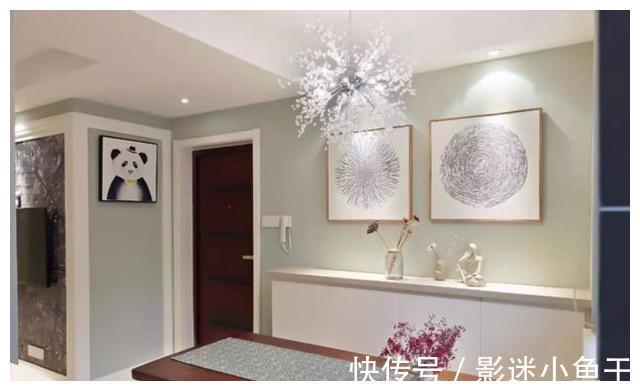 装修设计|70平两居室，简约而不简单的装修设计，玄关就很迷人，美上天