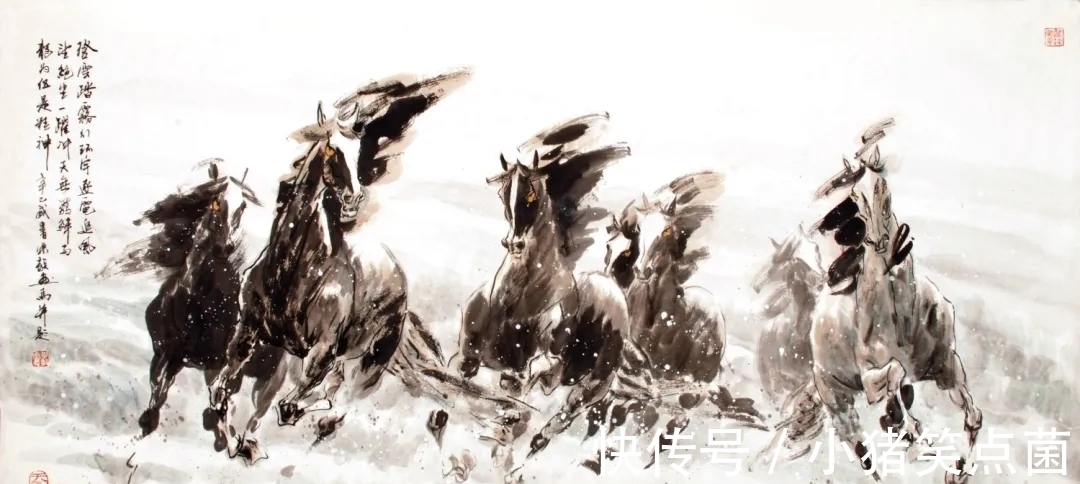人观|他笔下的骏马,作品不落俗套,让人观之如闻其声
