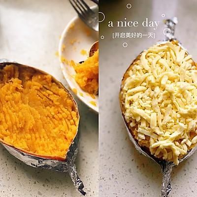 适合全家的芝士焗红薯，老人小孩都爱吃