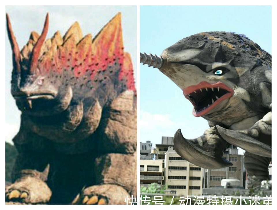 哥尔赞|特利迦和迪迦里面的怪兽对比,还真是有点相似,这算不算是致敬?