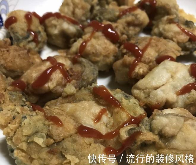家常海鲜菜谱,酥炸生蚝,做法简单,美味营养,吃不够,动手吧