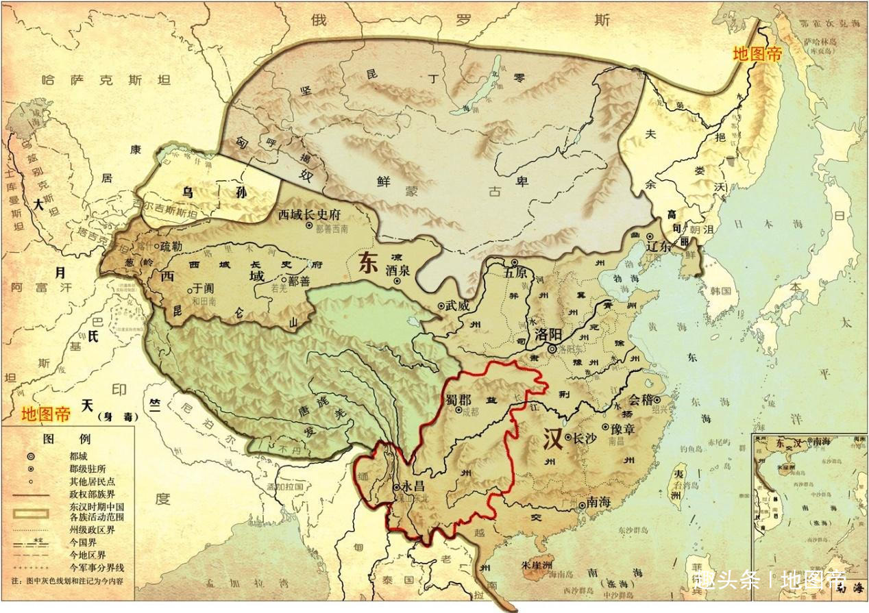 北部|蜀汉刘备的大本营益州,到底有多大