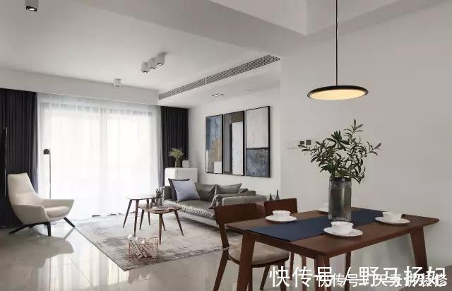 木茶几|100㎡小三房,发现简装也能这么吸引人,清新又耐看!