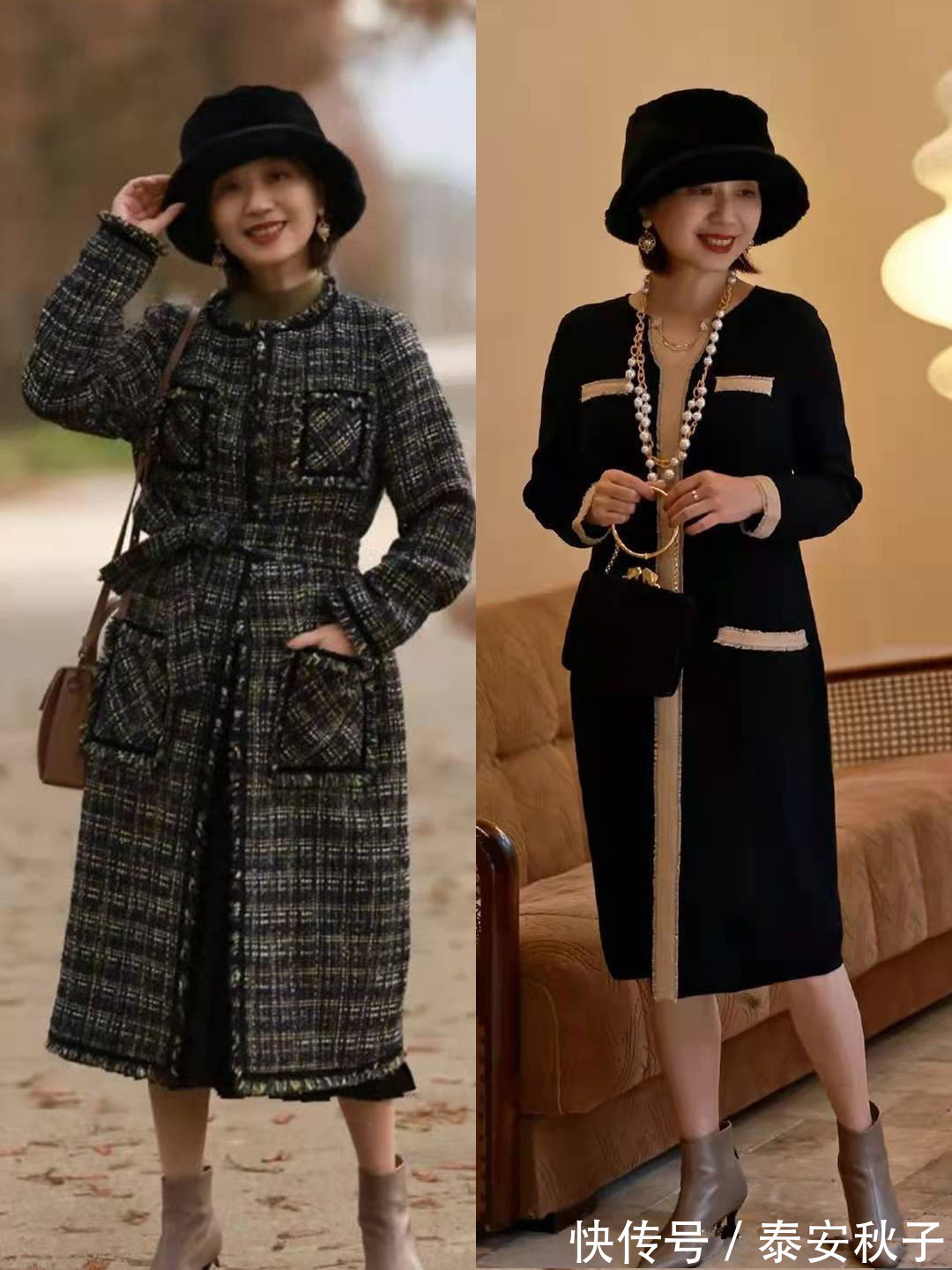 中年 50岁之后,就少穿“卫衣+牛仔裤”吧,太俗气!冬天这样搭:穿出高阶感!