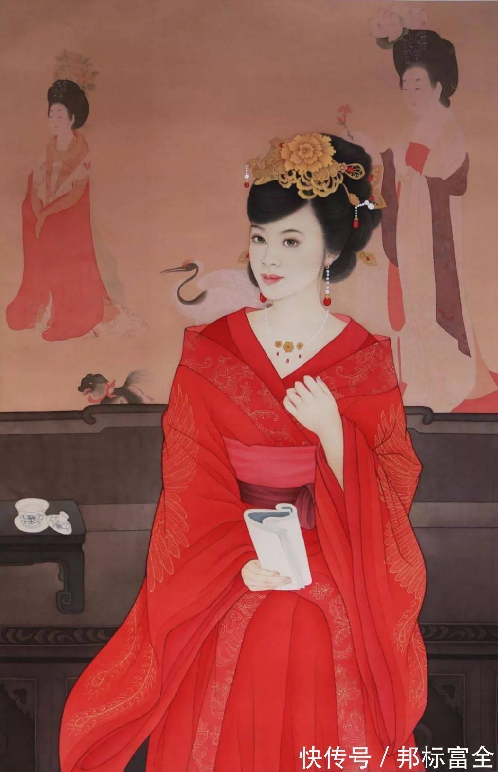 红妆@崔景哲：当古典美遇上工笔画，春风拂面惊艳四方