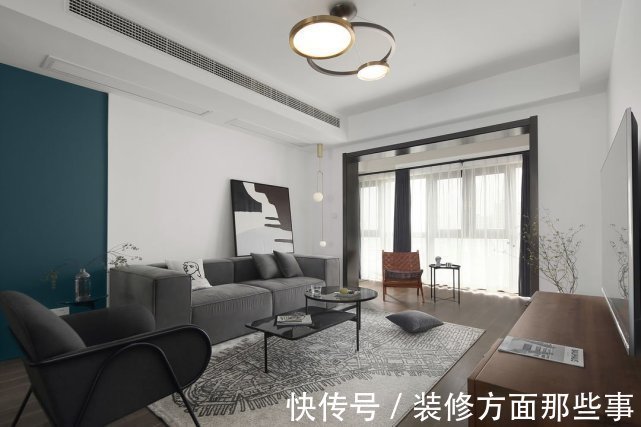 玄关|143平三居室要怎么装修才出其不意,选择复古风格准没错!