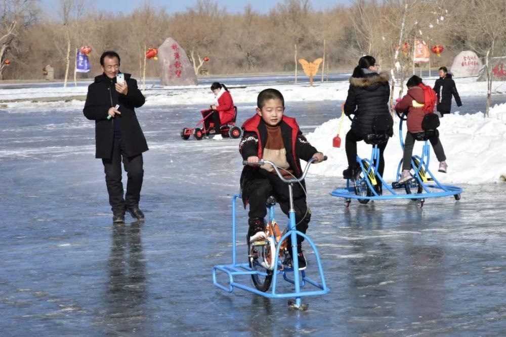 沙漠|盼望着，盼望着，金塔沙漠胡杨林景区冰雪嘉年华开始啦！