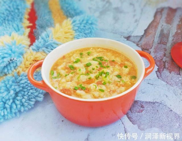 西红柿|简单又开胃的疙瘩汤,不用和面,劲道弹牙,比面条好吃