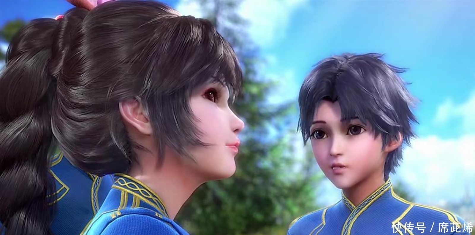 瞬间|《斗罗大陆》小舞抬腿瞬间裙摆消失了?暂停键为大家留下美好瞬间