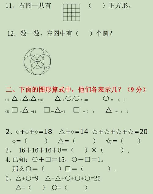 集锦|小学二年级数学上册应用题与思维训练集锦500题，收藏好