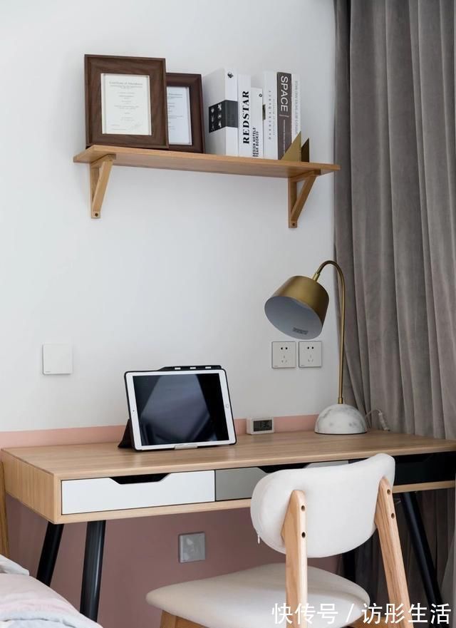 两居|58㎡小户型,一居改两居空间越变越大,客厅装成小书房孩子超喜欢