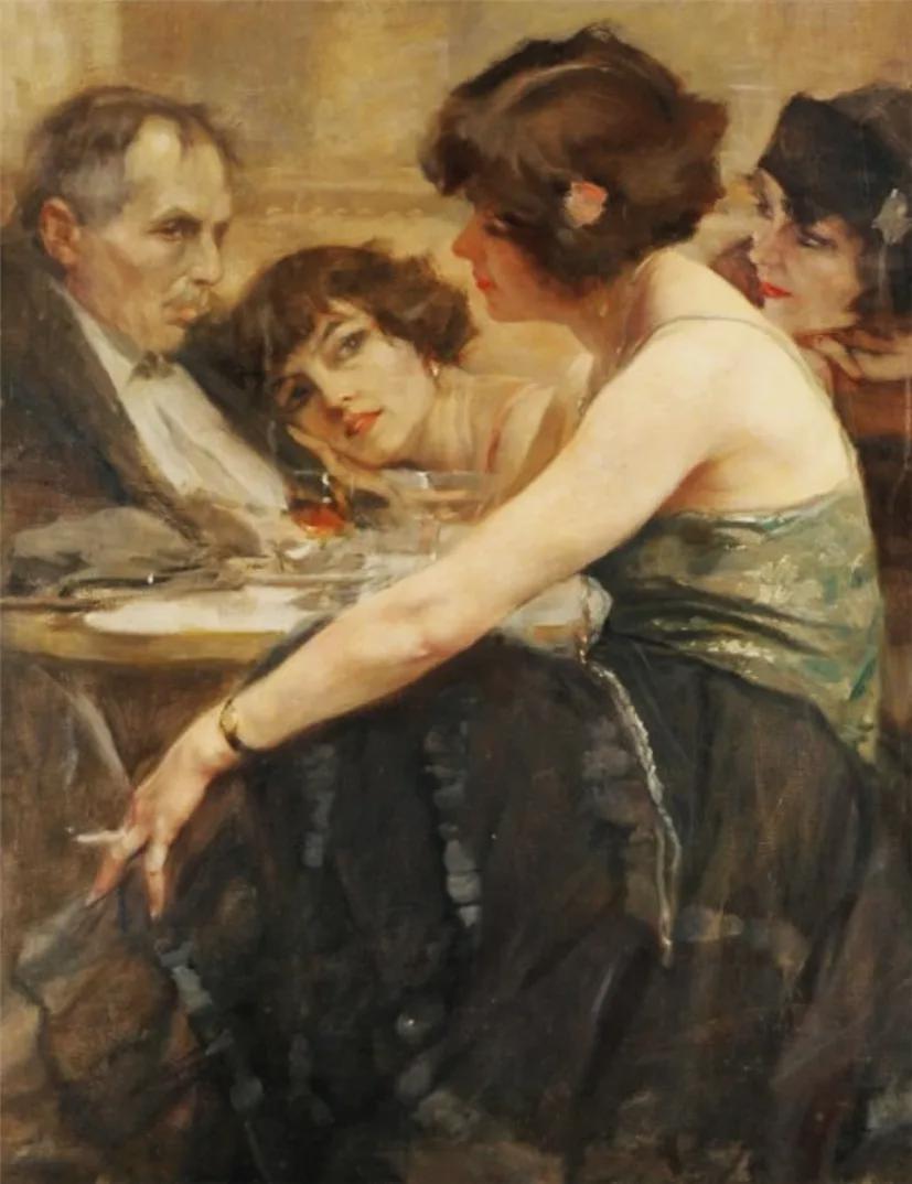 布鲁克&比利时艺术家让·莱昂的人体油画,细腻逼真,极具内涵