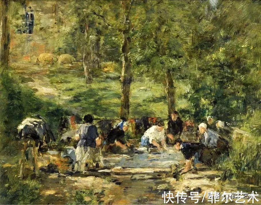 油画作品|“印象派之父”、法国19世纪风景画家尤金·布丁油画作品欣赏