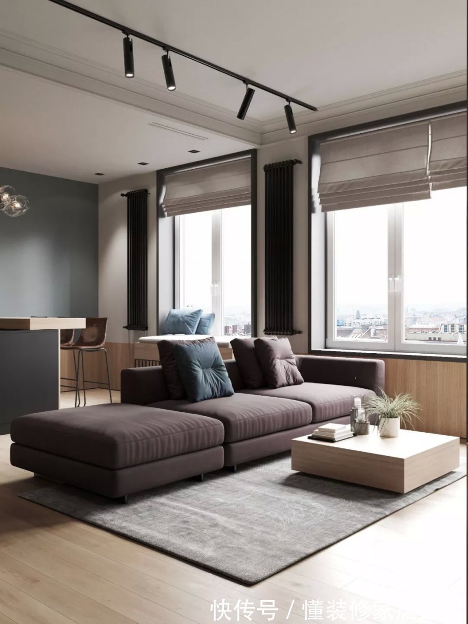 玄关|别再盯着北欧风啦，看看人家66㎡小户型轻奢风，豪宅也被秒成渣