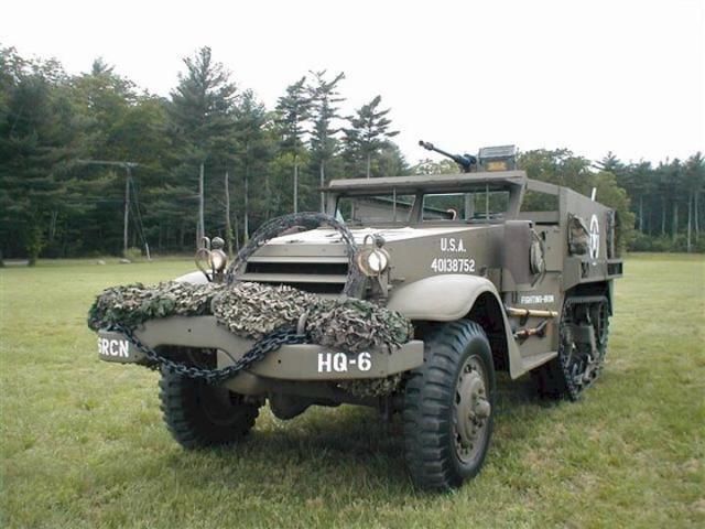 美国|二战战场上曾经起到了重大作用的 美国M3半履带装甲车