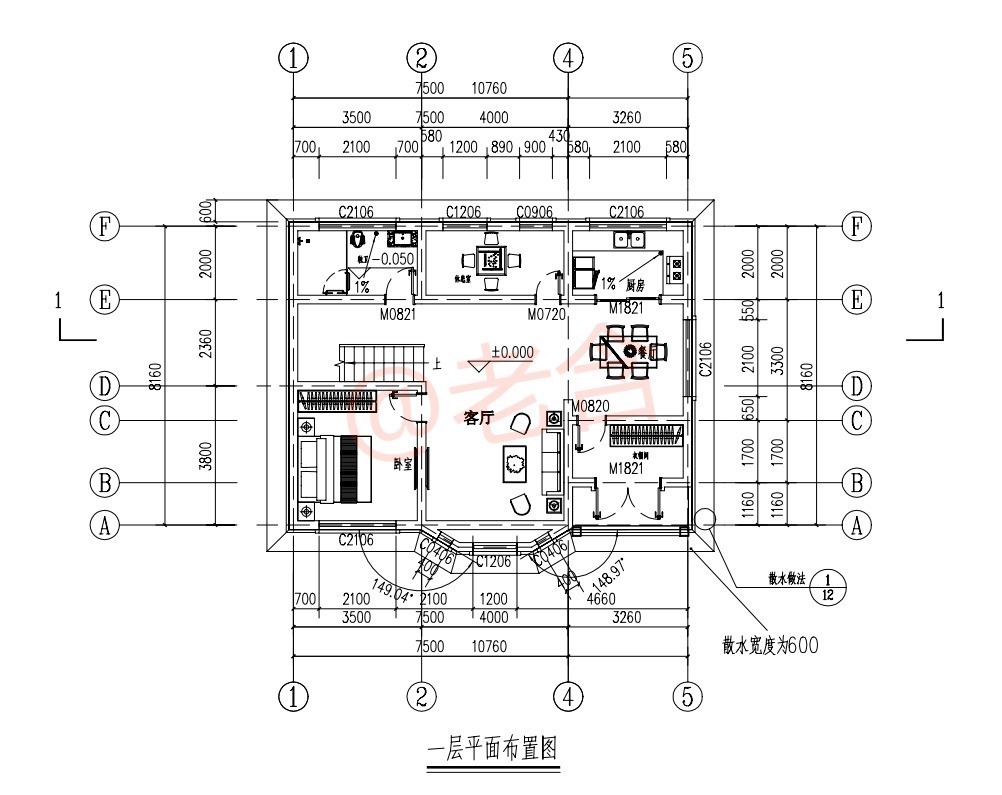 进深|建房师给了3套农村自建房别墅图纸，15万就能盖，哪套好看？