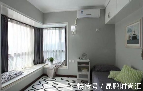 布帘|卧室有飘窗窗帘要怎么装?别等装错了再来后悔,这样做能避免踩雷