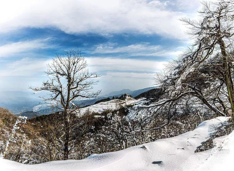 雪景如斯，大美汉江源