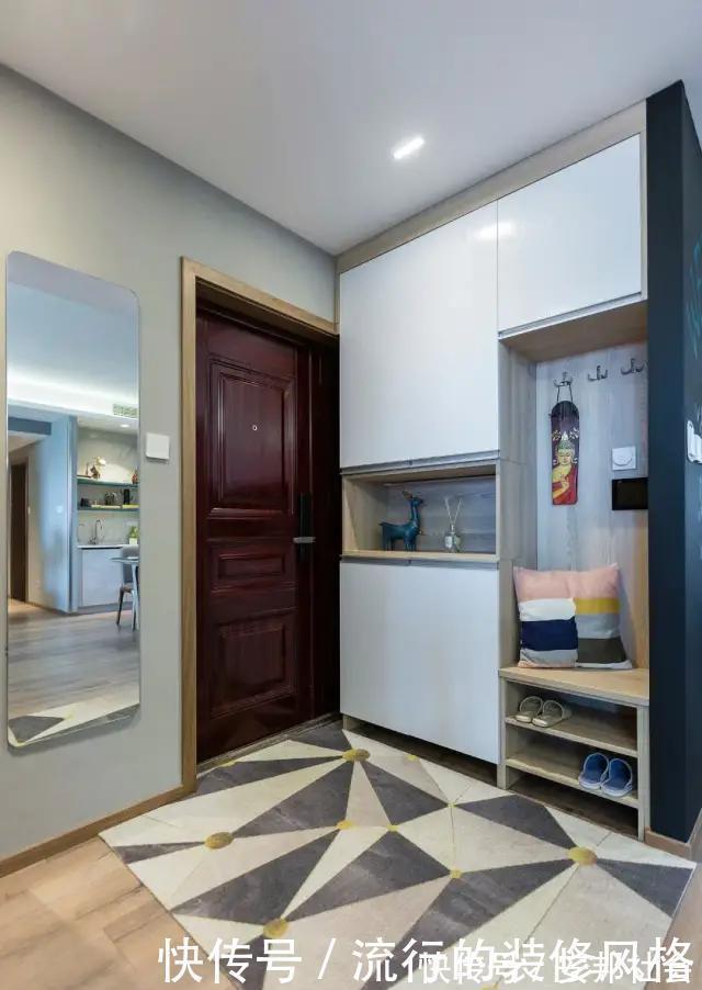 开门见厅|没有玄关怎么办不妨试试这样设计,还能避免开门见厅的尴尬