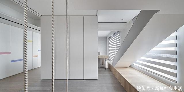 走廊|这是我见过最干净的家,将卧室悬空,完工堪比多间房,太实用了!